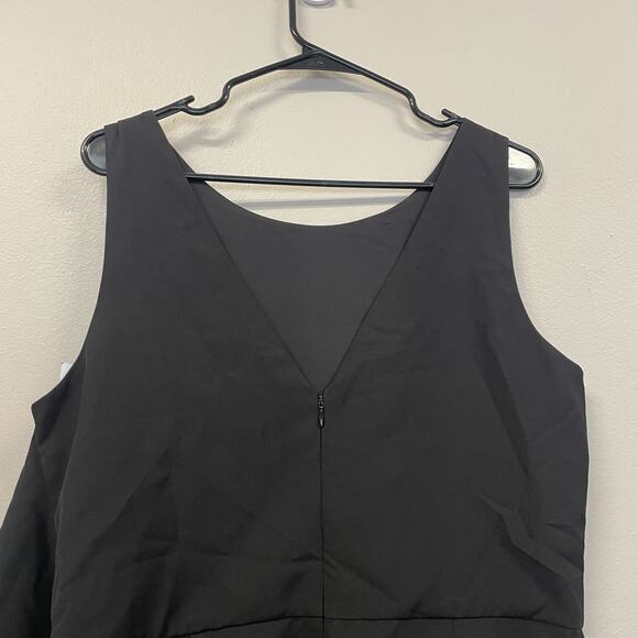 Belle Badgley Mischka Allison Side Ruffle Jumpsuit Size 14 NWT - Picture 9 of 9